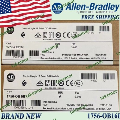 Original Sealed AB 1756-OB16I/A ControlLogix D/O Module Free Ship 1756OB16I serA
