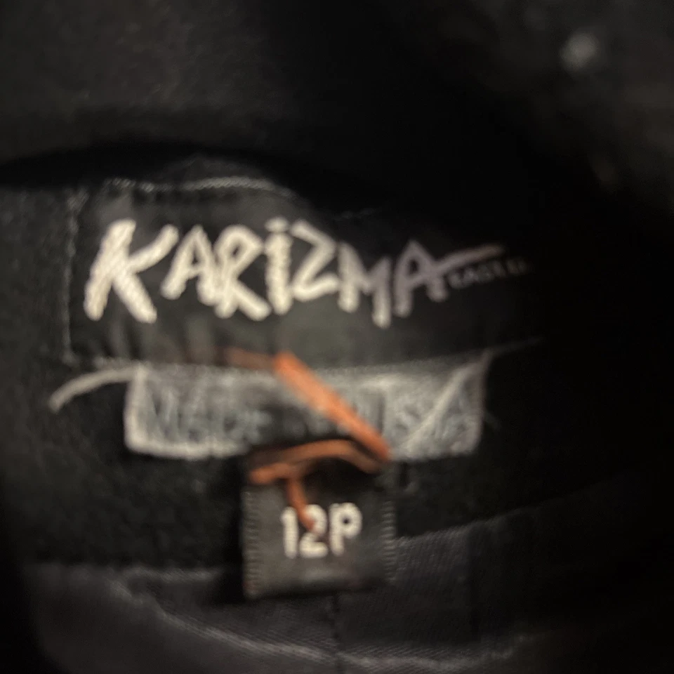 Abrigo de Lana Karizma Vintage Años 90’s Mujer’s 12p Hecho en Rusia Foto 3 de 4