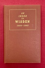 REX POGSON - AN INDEX TO WISDEN 1864-1943 - FINE