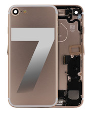 Back Housing With Parts Installed Compatible For iPhone 7 Used Grade A Gold