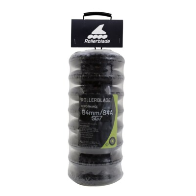 Rollerblade 8 Rollen+ 16 Kugellager Set für Inlineskater, m. Spacer,Ersatzrollen