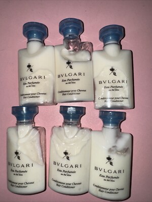 Bvlgari Eau Parfume au the Bleu Hair Conditioner Lot Of 6 40 mL each