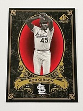 2007 Upper Deck SP Legendary Cuts Baseball - Bob Gibson - St. Louis Cardinals
