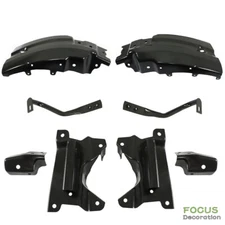 Front Bumper Brace Brackets Kit 8Pcs For 2007-2013 Chevrolet Silverado 1500