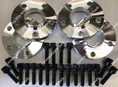ALUFELGEN SPURVERBREITERUNG 16mm / 20mm BMW X5 X6 F15 F16 M4X1,25 + SCHRAUBEN SB CRUIZE 741