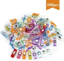 20/50/100Pcs Multicolor Sewing Colorful Clips for Fabric Quilting Binding Crafts
