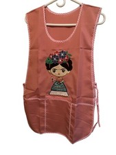 Frida Kahlo Apron Women Classic Embroidered Mexican Artisan One Size