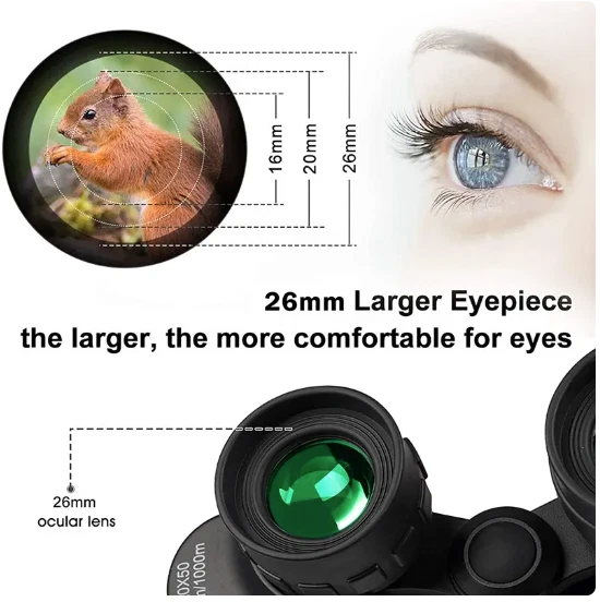 HD Fernglas Teleskop – Kompakt & Wasserdicht – Ideal für Outdoor & Jagd - Bild 4 von 4