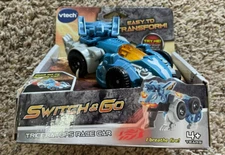 VTECH.. SWITCH & GO.. TRICERATOPS RACE CAR New