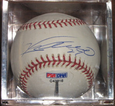 VLADIMIR GUERRERO SR Signed Autograph Official MLB Baseball PSA/DNA COA HOF