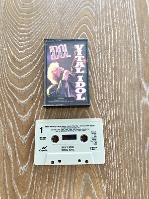Billy Idol Vital Idol cassette tape 1987 chrysalis records