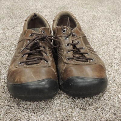 KEEN Mens Chocolate Brown Leather Austin Casual Oxford Shoes Size 10 KEEN AUSTIN CHOCOLATE BROWN - MENS - Lamey Wellehan Shoes main image 4