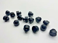 3/8” Tall Rubber Push-In  Bumper, Fits 5/16” Hole X 5/8” OD (15 Pieces)