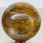 Natural Tiger Eye stone ball quartz crystal ball Reiki healing 2060G — photo 5