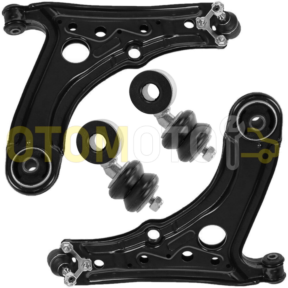 Bras de suspension avant VW Polo 6N1 anti-vibration avec rotules et biellettes stabilisatrices