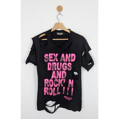 Sex Pot Revenge Sex Drugs Rock n Roll Punk Shirt | eBay