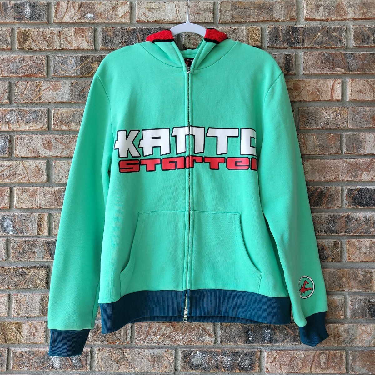 Kanto Starter Pokemon Zip Hoodie Size Small Bulbasaur Green Kanto Starter Pokemon Zip Hoodie Size Small Bulbasaur Green