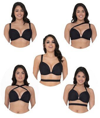 Curvy Kate Superplunge Schwarz Multiway Plunge BH Größe 28-40 D-J