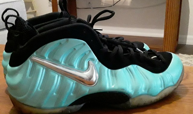 nike foamposite pro island green