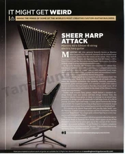 2014 Gibson Maestro AG Electric Harp 18 Str Old PRINT AD Wall Decor Idea (2974)