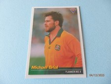 Michael Brial - 1995 Futera - Wallabies Australian Rugby - Card 30