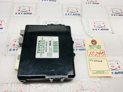 Toyota Sienna 2007 módulo puerta de red múltiplex fabricante de equipos originales 89222-08032 #10245 - Imagen 4 de 9