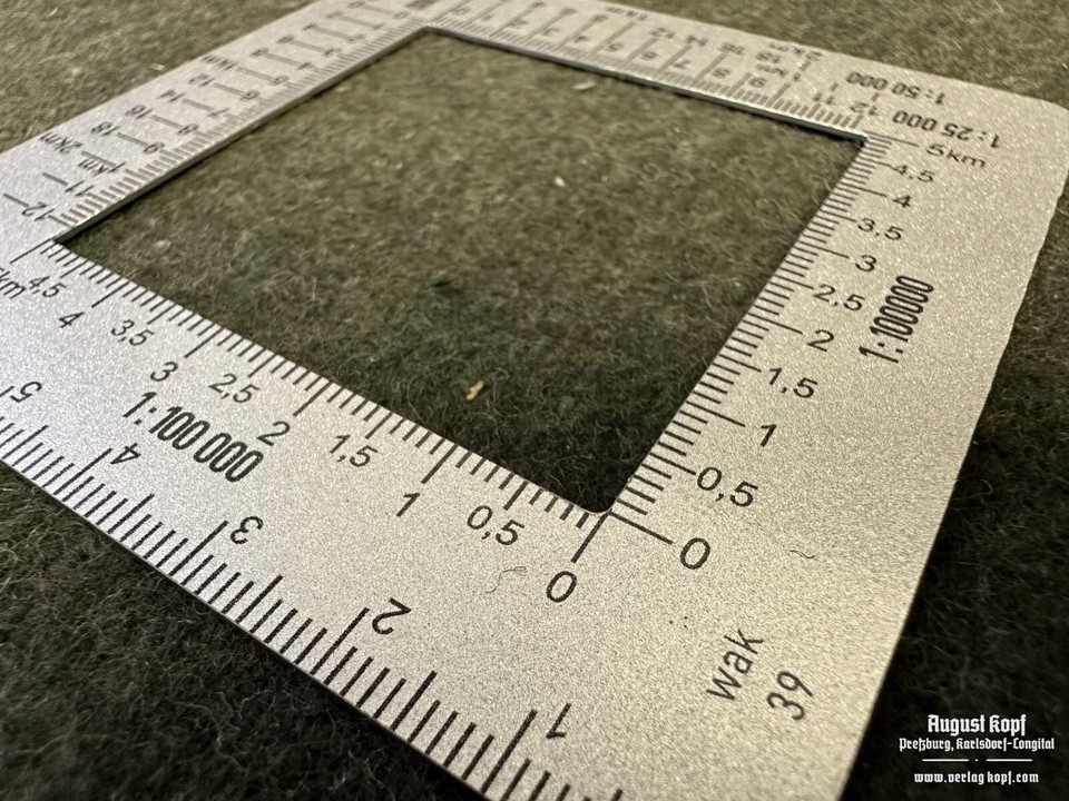 WW2 German Map Case Ruler – Planzeiger Replica | eBay