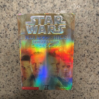 Star Wars Jedi Apprentice SE Deceptions Scholastic First Printing 2001 Paperback