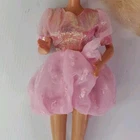 Pink Puffy Party Dress For Barbie Dolls Vintage 1990s