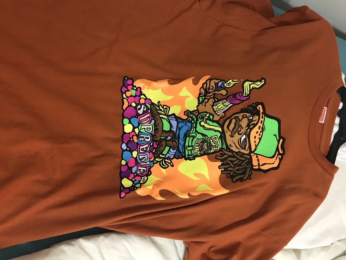 SUPREME Molotov Kid Tee Red Size Large SS19 IN HAND AUTHENTIC. | eBay