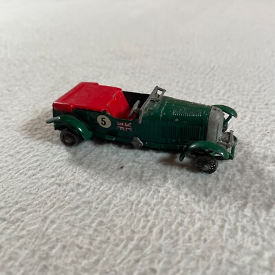 Matchbox Lesney 1929 Bentley Race Car Vintage Diecast with