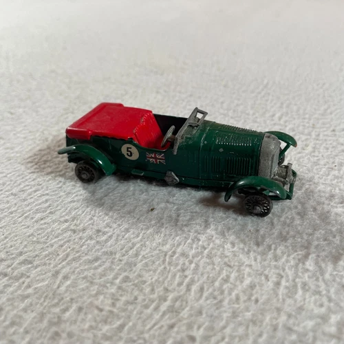 Matchbox Lesney 1929 Bentley Race Car Vintage Diecast with Headlights HTF