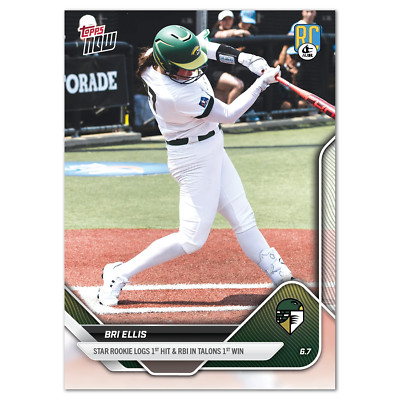 2025 AUSL Topps Now Athletes Unlimited #3 Bri Ellis RC Talons - IN HAND