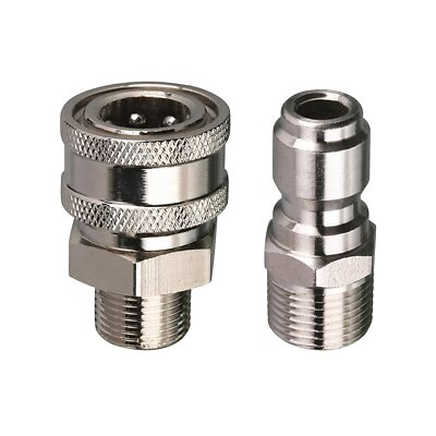 #ad Pressure Washer Adapter Set Quick Connect Kit 3 8’’ Male Thread Fitting $9.90