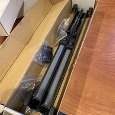 OQX Barn Door Low Profile Soft Close Round Rod in Black