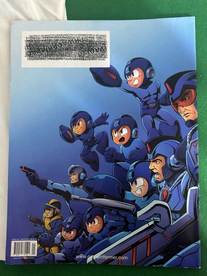 Mega Man LOT Bundle 1 Retro T-Shirt Size Large & 1 Game Informer  issue #297 - Image 3 of 4