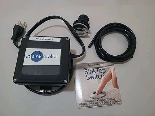 InSinkErator 76696A SinkTop Dual Outlet Switch ELECTRICAL BOX & Button STS-OOSN