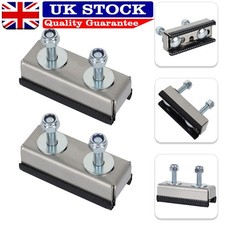 2x Camper Van Motorhome Roof Rail Mounting Brackets for Solar Panel or Roof Rack
