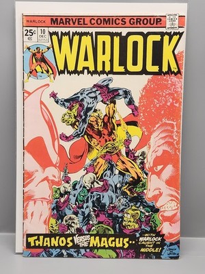   WARLOCK #10 Origin of Thanos and Gamora (Marvel 1975)/ Free Shipping 