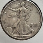 1943 Walking Liberty Half Dollar Nice Coin 90% SILVER  (Lot 0897)