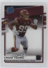2020 Panini Chronicles Clearly Donruss Rated Rookie Chase Young #RR-CY ic3