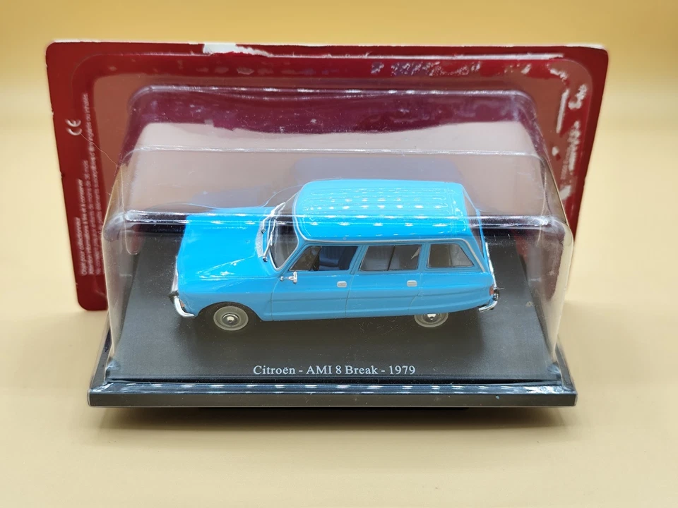 1/43 Citroën Ami 8 Break Bleu 1979 UH Universal Hobbies - Photo 3/3