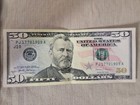 Rare $50 Bill With JEWISH NEW YEAR OF ROSH HASHANAH  — photo 1