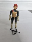GI Joe 1982 Scarlett V1 Complete File Card Straight Arm Complete