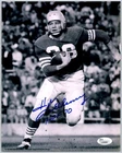 Hugh McElhenny Signed Autographed Football 8 x 10 Photo - JSA