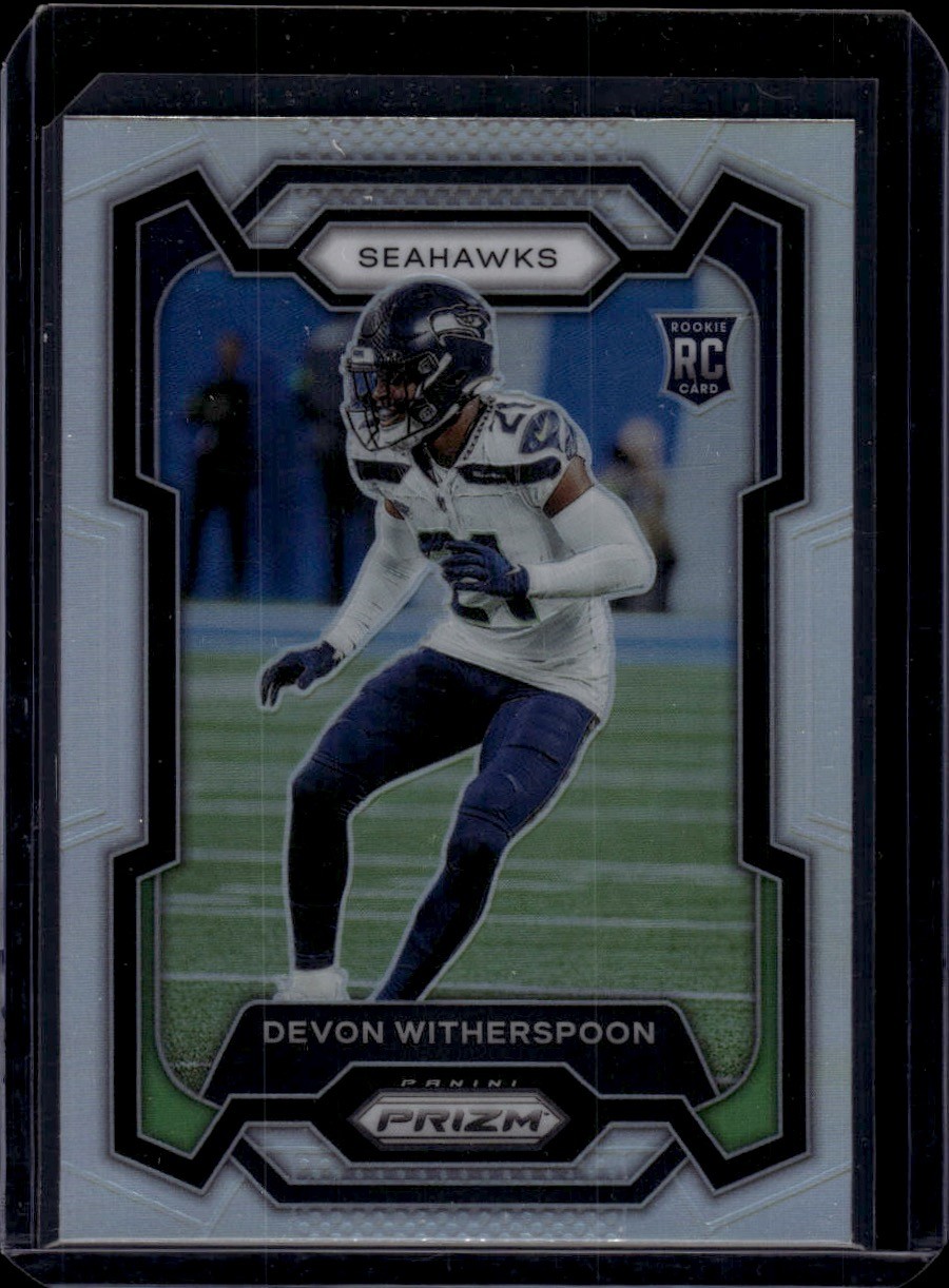 2023 Panini Prizm Silver #389 Devon Witherspoon Seattle Seahawks
