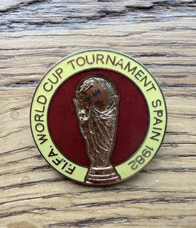 1982 World Cup Spain Enamel Badge