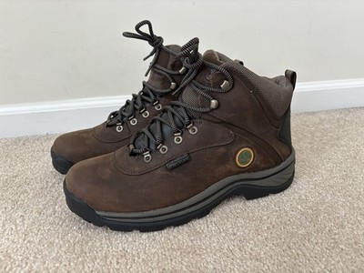 Timberland Men s White Ledge Hiker Mid Boots Brown SZ 12