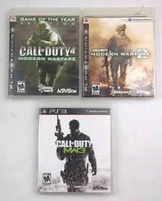 Call of Duty Modern Warfare Trilogy PlayStation 3 PS3 COD Bundle Lot CIB MW 123