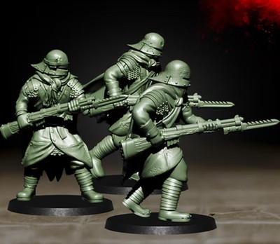 Red Brigade - Comp W/Trench Crusade - ABS resin - Fast ship - multi-unit listing